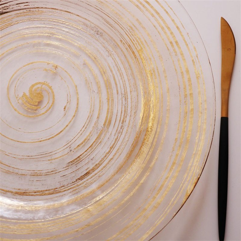 Wholesale Glass Charger Plate PZ-072 - Image 5